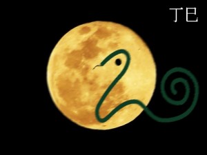 luna llena de la serpiente